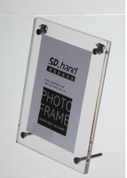 カスタマイズされた最高品質のph  -  106プレキシガラスの額縁透明アクリル磁気写真フレーム