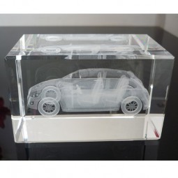레이저 크리스탈 큐브, 유리 블록 저렴 한 도매에 대 한 개인 된 3d 크리스탈 선물
