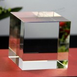 3D Laser Engraved Crystal Cube Rectangle with Image Inside Cheap Wholesale