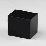 Custom Black K9 Crystal Cube Block for Artwork Base
