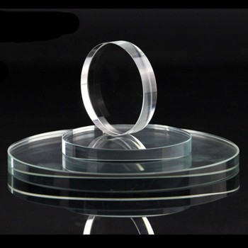 Cristal elipse oval de vidro montagem circular acessório atacado