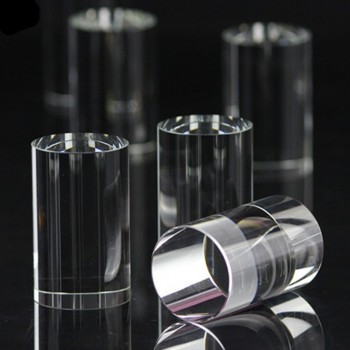 K9 cilindro circular de cristal, columna de cristal, pilar de cristal barato al por mayor