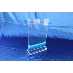 Wholesale Customized top quality Clear Desktop Acrylic Display Menu Stand Holder