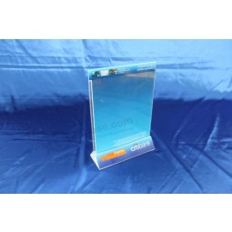 Wholesale Customized high-end Clear Acrylic Sigh Stand Holder