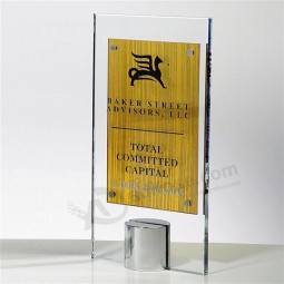 Wholesale Customized high-end Ad-146 Clear Acrylic Trophy