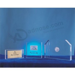 Wholesale Customized high-end Ad-147 Clear Acrylic Trophy