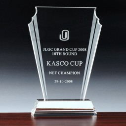Cheap Custom Blank Crystal Trophy for Corporate Gifts Glass Award
