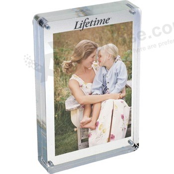 Wholesale Customized high-end pH-113 Plexiglass Picture Frame Clear Acrylic Magnetic Photo Frame