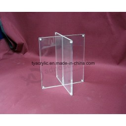 Wholesale Customized high-end Ad-159 Clear Advertise Acrylic POS Display Stand