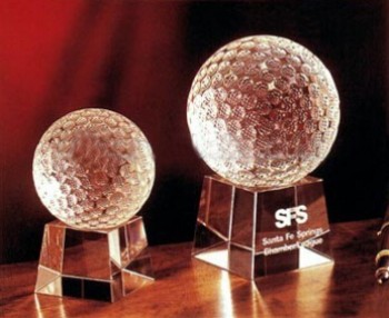 Premio di trofeo di cristallo sportivo di souvenir a buon mercato all'ingrosso