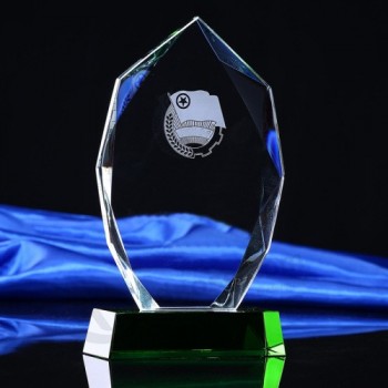 K9 кристалл стеклянный награда трофей бляшки дешевой оптовой