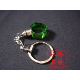 Benutzerdefinierte Farbe Kristall Schlüsselanhänger Schlüsselanhänger Großhandel für die Förderung