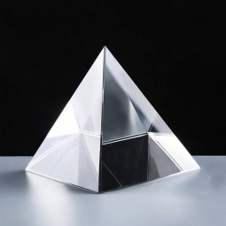 Crystal Pyramid Award, Crystal Pyramid Trophy Custom Logo Cheap Wholesale