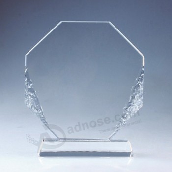 Placa de premio de trofeo de cristal de jade barato al por mayor