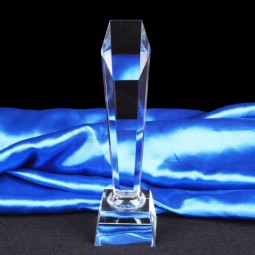 Personalizado k9 cristal troféu evento prêmio barato por atacado