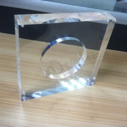 Wholesale Customized high-end Clear Magnetic Acrylic Display Coin Stand