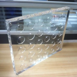Wholesale Customized high-end Clear Screw Acrylic Coin Display