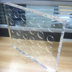 Wholesale Customized high-end Clear Acrylic Screw Coin Display Holder