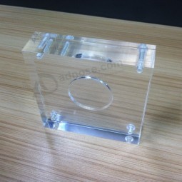 Wholesale Customized high-end Clear Acrylic Magnetic Coin Display Holder