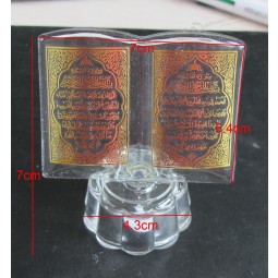 70Milímetros Small Religious Glass Crystal Book Trophy Cheap Wholesale