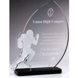 Wholesale customized top quality New Clear Acrylic Trophy Event Award Trophy with your logo