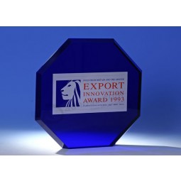 Customized Wholesale New Clear Acrylic Recognition Award Employee Trophy with your logo