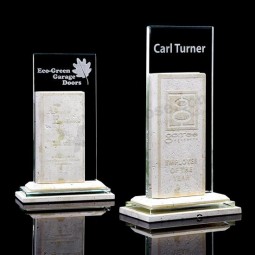 Wholesale customized high quality Clear Laser Engraved Acrylic Trophy Event Award for Chess Winner with your logo