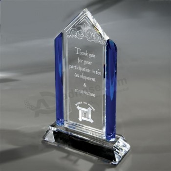 Atacado personalizado de alta qualidade claro laser gravado acrílico troféu evento prêmio para o xadrez