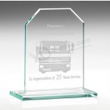 Elegante blank Kristallglas Award Trophäe Großhandel