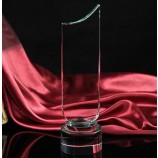 Il trofeo premio in vetro bianco personalizzato più venduto