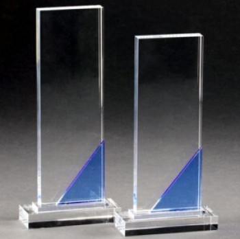 2017 Best Selling Crystal Glass Award Trophy Manufacturer