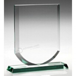 Prêmios lembrança logotipo personalizado vidro cristal troféu troféu atacado