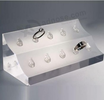 Wholesale customized high quality Clear Acrylic Cosmetic Lipstick Display with your logo