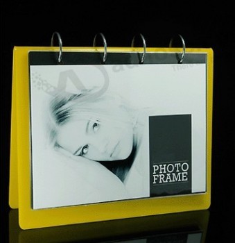 Wholesale customized high quality Ad-142 Magnetic Clear Acrylic Photo Frame with your logo