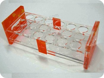 Wholesale customized high quality Clear Desktop Acrylic Cosmetic Stand with your logo
