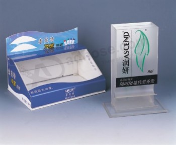 Wholesale customized high quality Clear Desktop Acrylic Stand Cosmetic Organizer with your logo