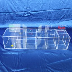 Wholesale customized high quality Clear Color Acrylic Organizer