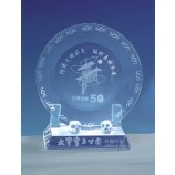 Crystal Plate Award k9 Sandstrahlen billig Großhandel