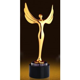 Bellissimo trofeo angelo alto-Commercio all'ingrosso del regalo del premio del trofeo del cristallo di livello del grado