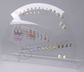 批发定制高品质清晰彩色亚克力展示珠宝组织者