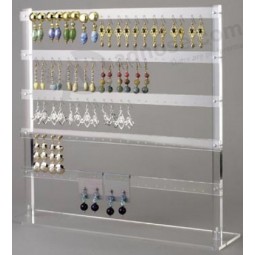 Wholesale customized high quality Transparent Color Acrylic Display Jewelry Organizer