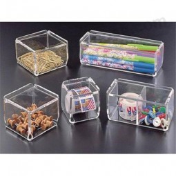 Wholesale customized high quality Clear Acrylic Supermarket Store Display Box