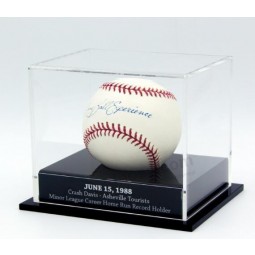 Wholesale customized high quality Transparent Color Acrylic Baseball Display Box