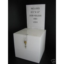 Factory direct wholesale good quality Clear Acrylic Vote Box