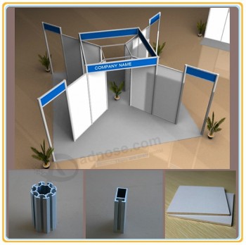 Factory direct sale top high quality Economic Exhibition Booth with Four Open Entrances