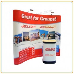 Factory direct sale top high quality Free Standing Portable 10ft Magnetic Pop up Display Banner