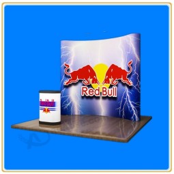 Factory direct sale top high quality Stylish Portable PVC Pop up Free Standing Display Stand (8FT)