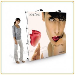 Factory direct wholesale top high quality Portable Hook & Loop Fabric Pop up Display Stand