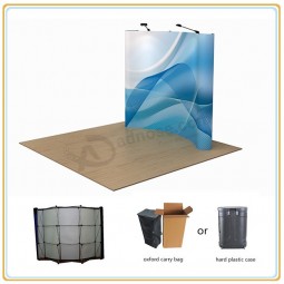 Factory direct customized hot sale Magnetic Pop up Stand, Pop up Folding Metal Display Stand