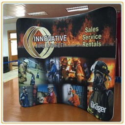 Factory direct customized hot sale 8ft Arch-Shape Tension Fabric Wall Display with Printed Graphic